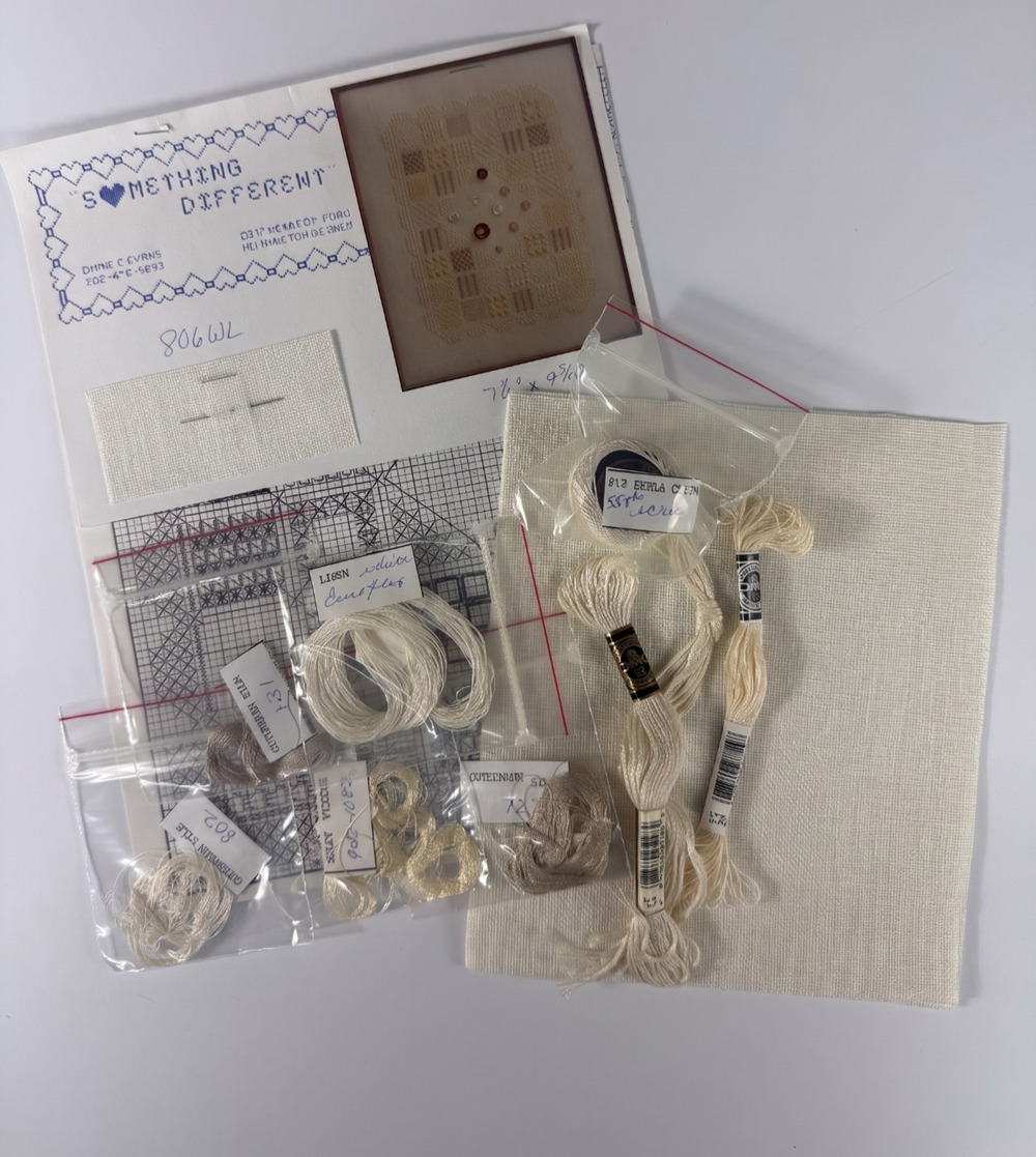 Something Different Collector's Diamond Cross Stitch Chart Kit Diane Cevans Line
